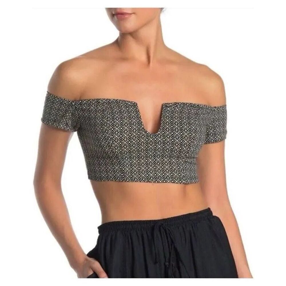 Free People Intimately Lucky Now Brami in Black Combo Small $48
